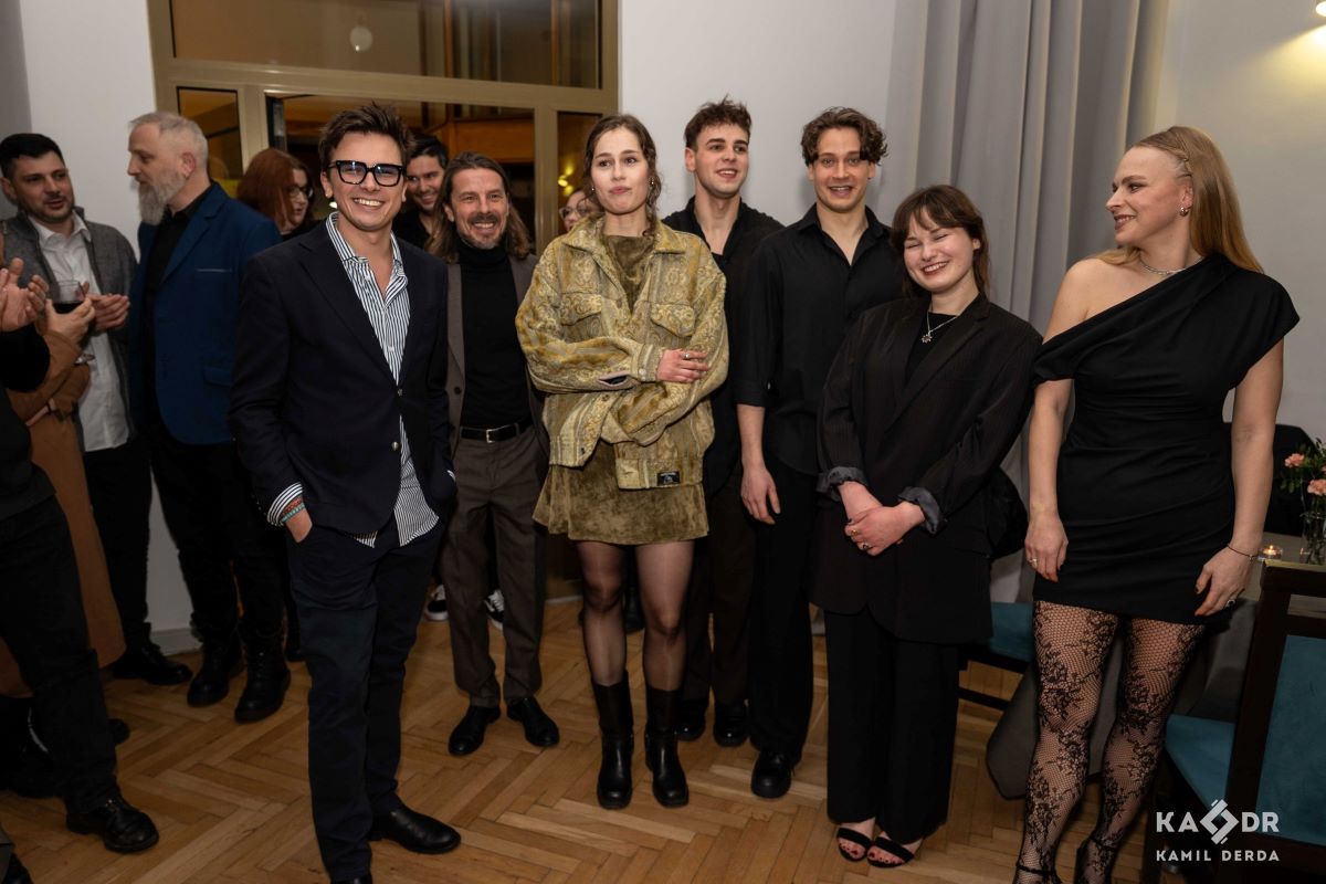 od lewej: Michał Telega, Daniel Grupa, Małgorzata Polak, Paweł Kiedrowski, Paweł Hurnik, Maja Sawicka, Anastasiia Shcherbyna